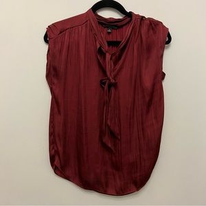 BR red blouse